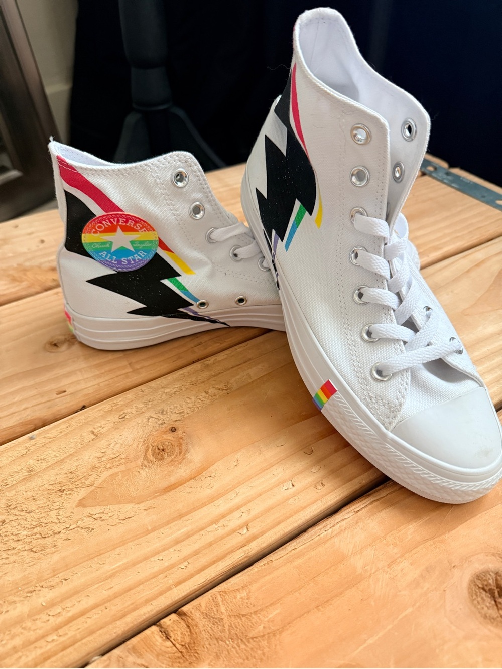 Limited Edition Pride Lightning Chuck Taylor’s | Never Worn